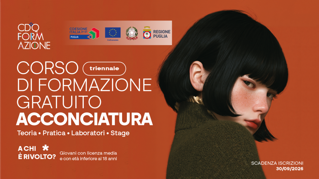 Iscrizioni aperte al corso per Operatore del benessere – Erogazione dei trattamenti di acconciatura